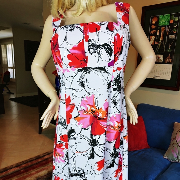 perceptions new york floral dress